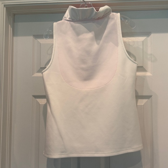 Like New Gretchen Scott sleeveless ruffle top size Large - Picture 4 of 5